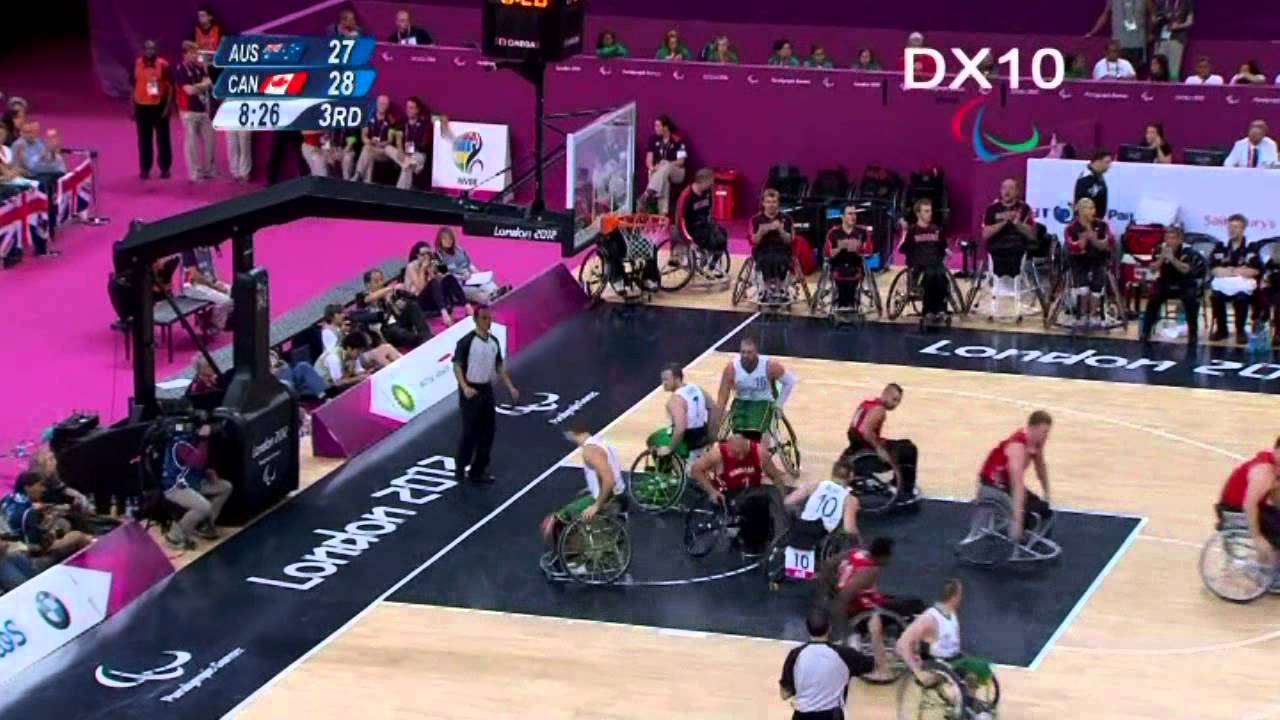 Wheelchair Basketball - CAN vs AUS 2012 Paralympic Gold Medal Game Highlights