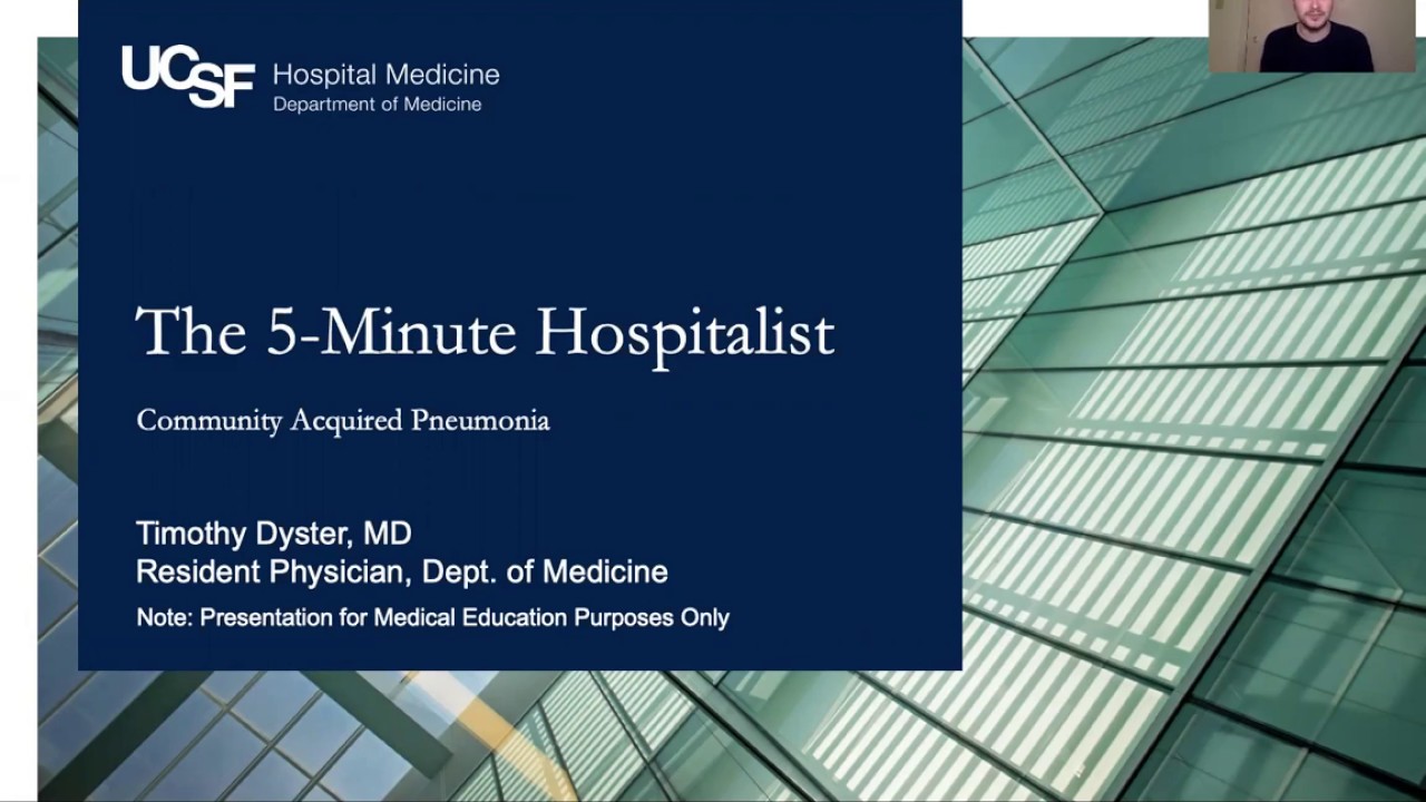 Evaluation and management of Community Acquired Pneumonia