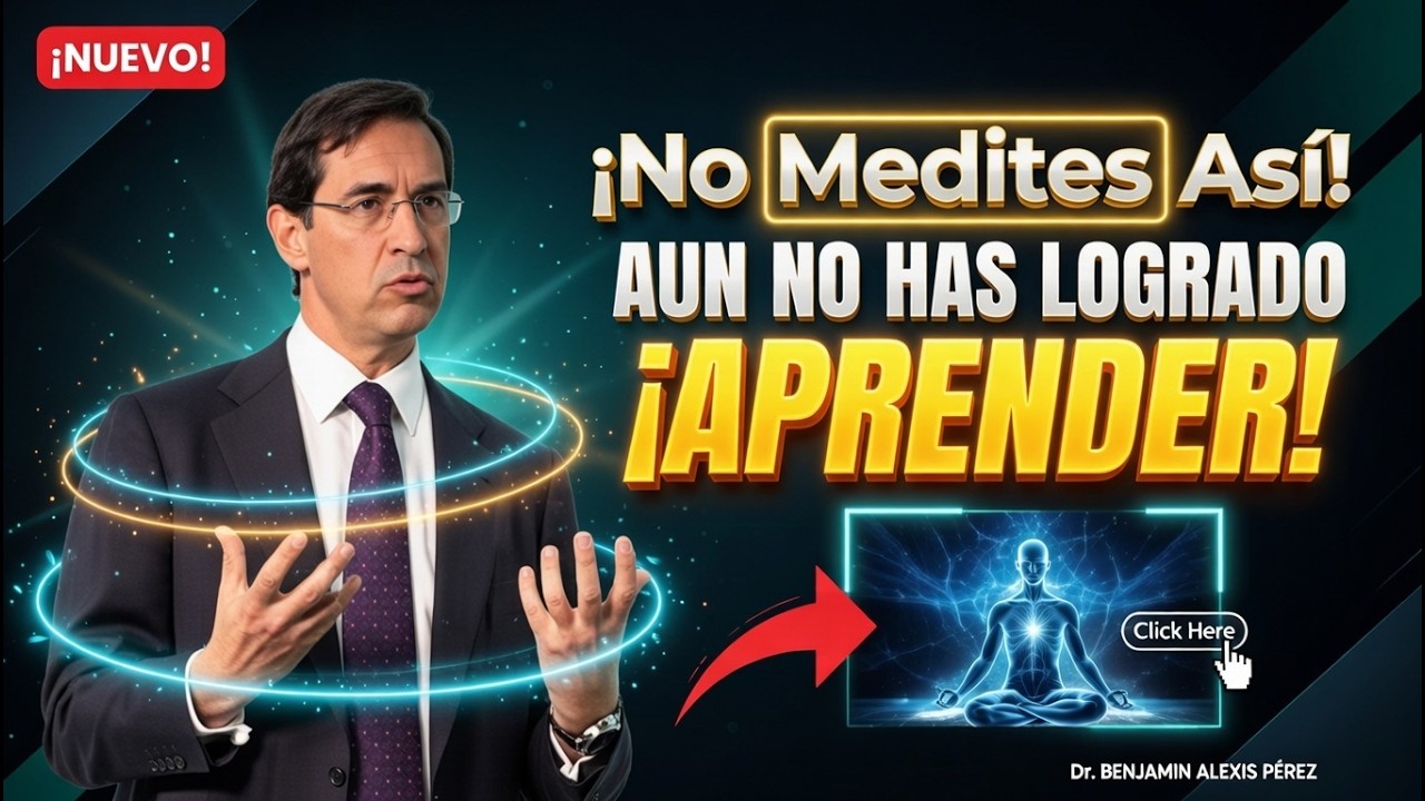 Solo necesitas 20 Minutos Para Aprender a MEDITAR : Dr. Mario Alonso Puig
