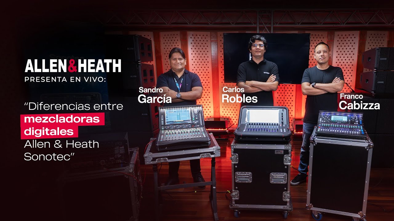 Diferencias entre mezcladoras digitales Allen & Heath