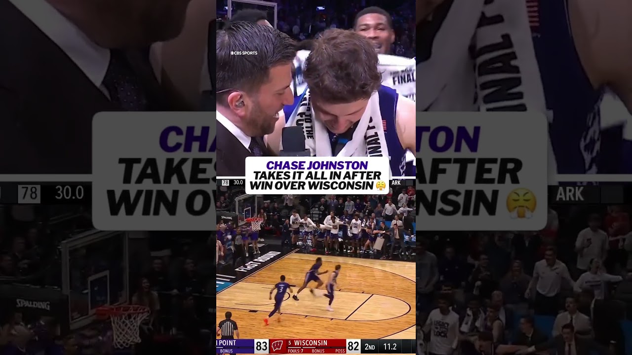 What a moment for Chase Johnston and High Point #marchmadness