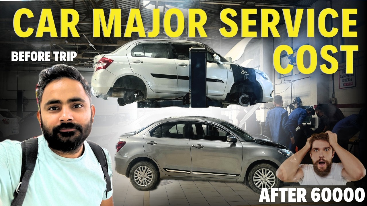 Maruti Suzuki Dzire Major Service Cost & Experience After 60,000 KM! 🚗