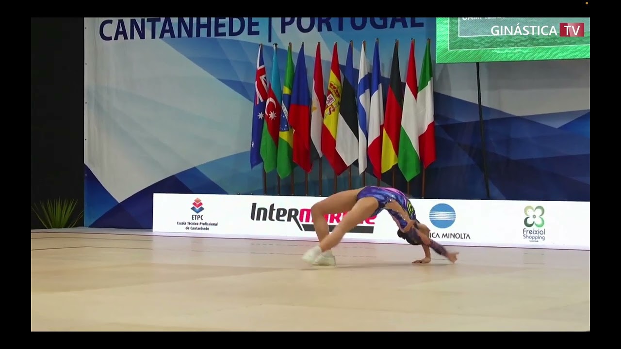 CAMPILLEJO Paula (ESP)- AGE GROUP IW qualifications  Aerobic gymnastic Fig open 2024, CANTANHEDE