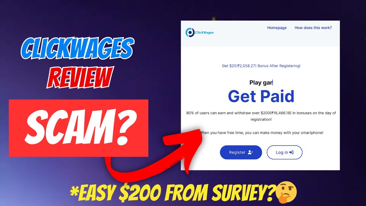 Clickwages.com Review: Is Clickwages Legit?