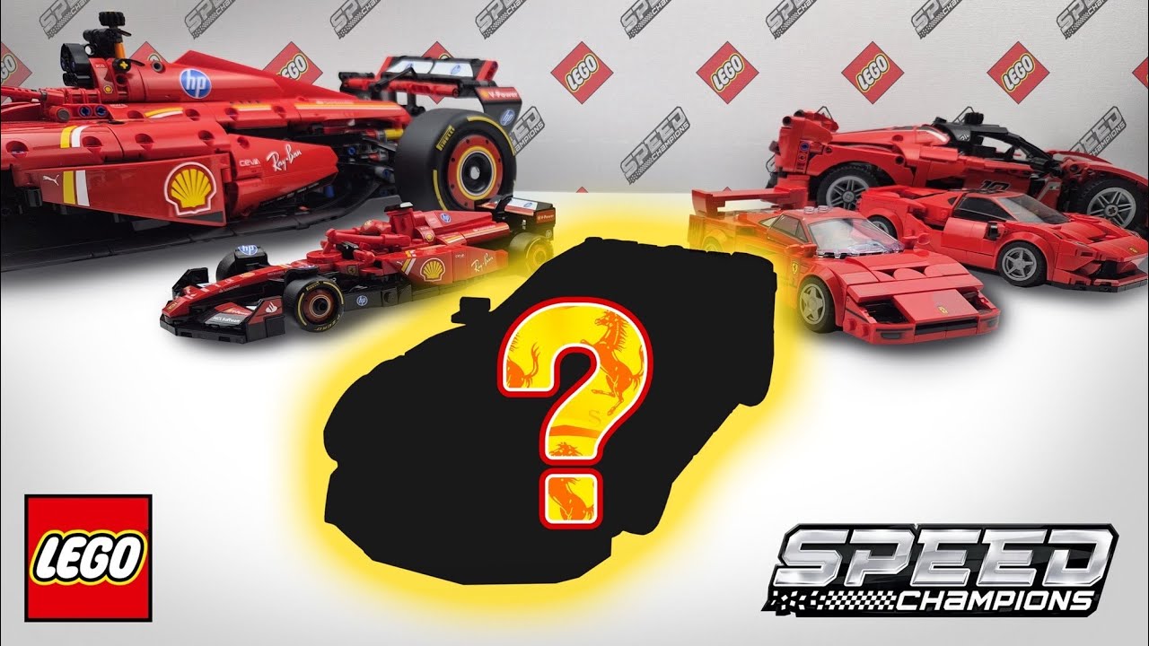 Когда сумасшедший фанат Ferrari попадает в LEGO #феррари #лего #speedbuild