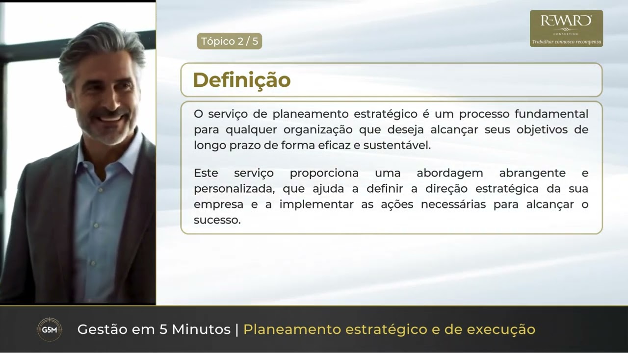 Planeamento estrat&eacute;gico e de execu&ccedil;&atilde;o | Gest&atilde;o em 5 Minutos (G5M)