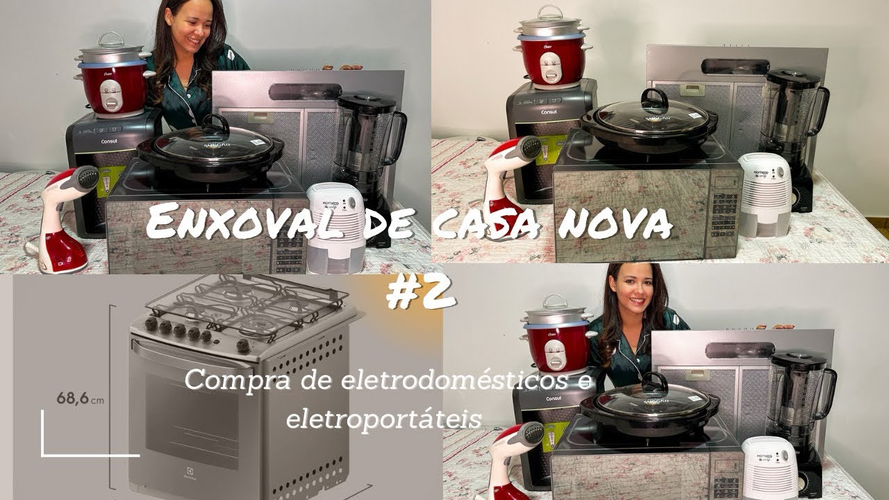 Compras de eletrodomésticos e eletroportáteis