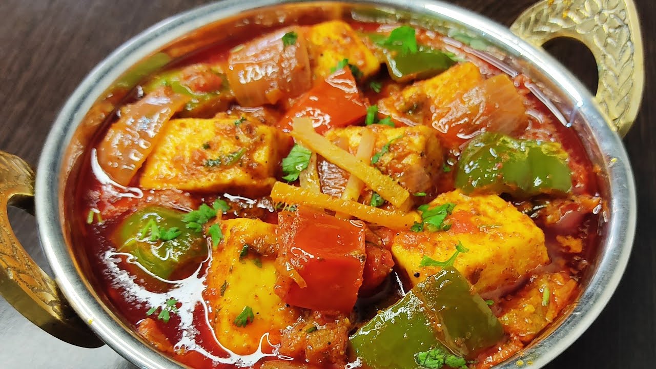 Kadai paneer recipe/restaurant style kadai paneer gravy