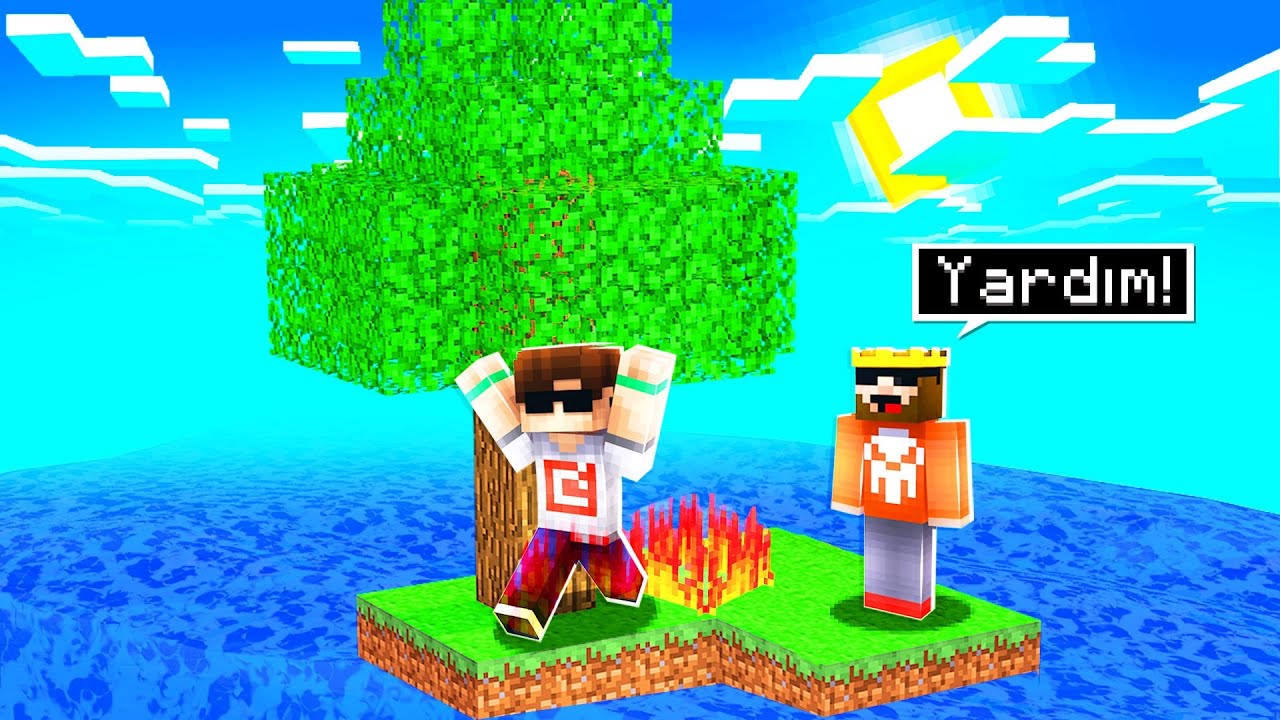 OYUNU BİTİRDİK  Minecraft ISSIZ ADA Son