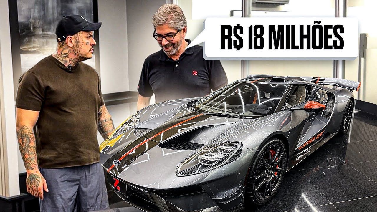 PRIMEIRA LOJA DE CARROS MILION&Aacute;RIO QUE ME ASSUSTOU + 18 milh&otilde;es ford gt 