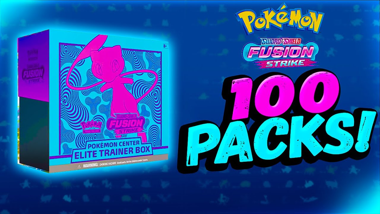 Opening 100x Pokémon Fusion Strike Booster Packs!