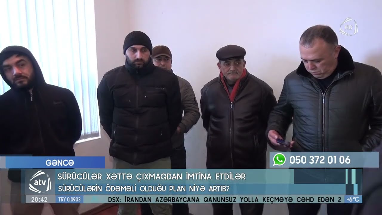 Avtobus sürücüləri işə çıxmaqdan imtina ediblər