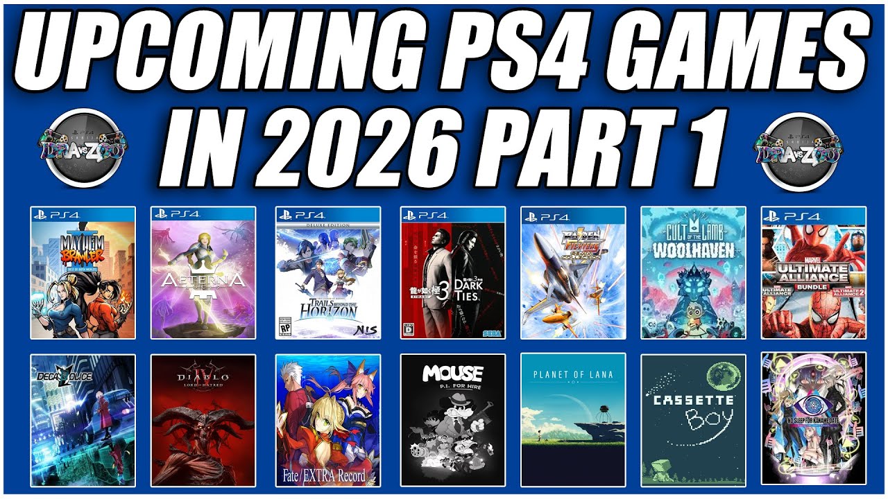 Игры для PS4, которые выйдут в 2026 году. Часть 1.