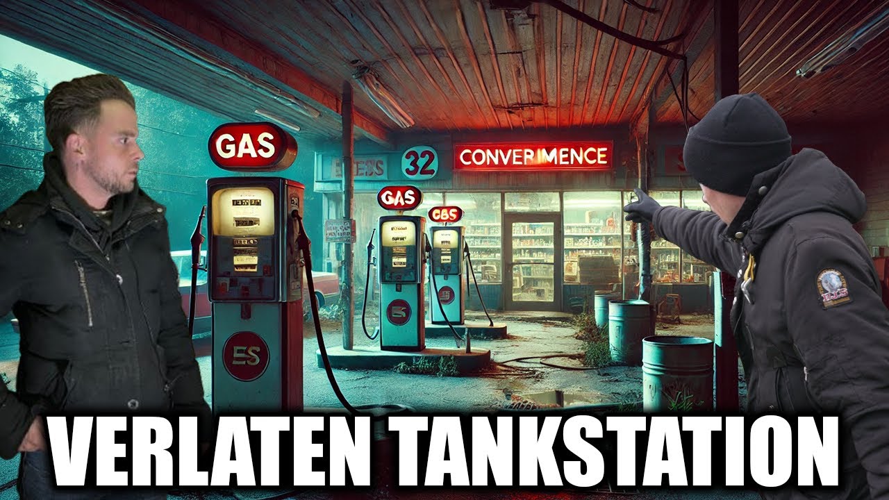 WE VINDEN EEN VERLATEN TANKSTATION WAAR ALLES IS ACHTERGELATEN !