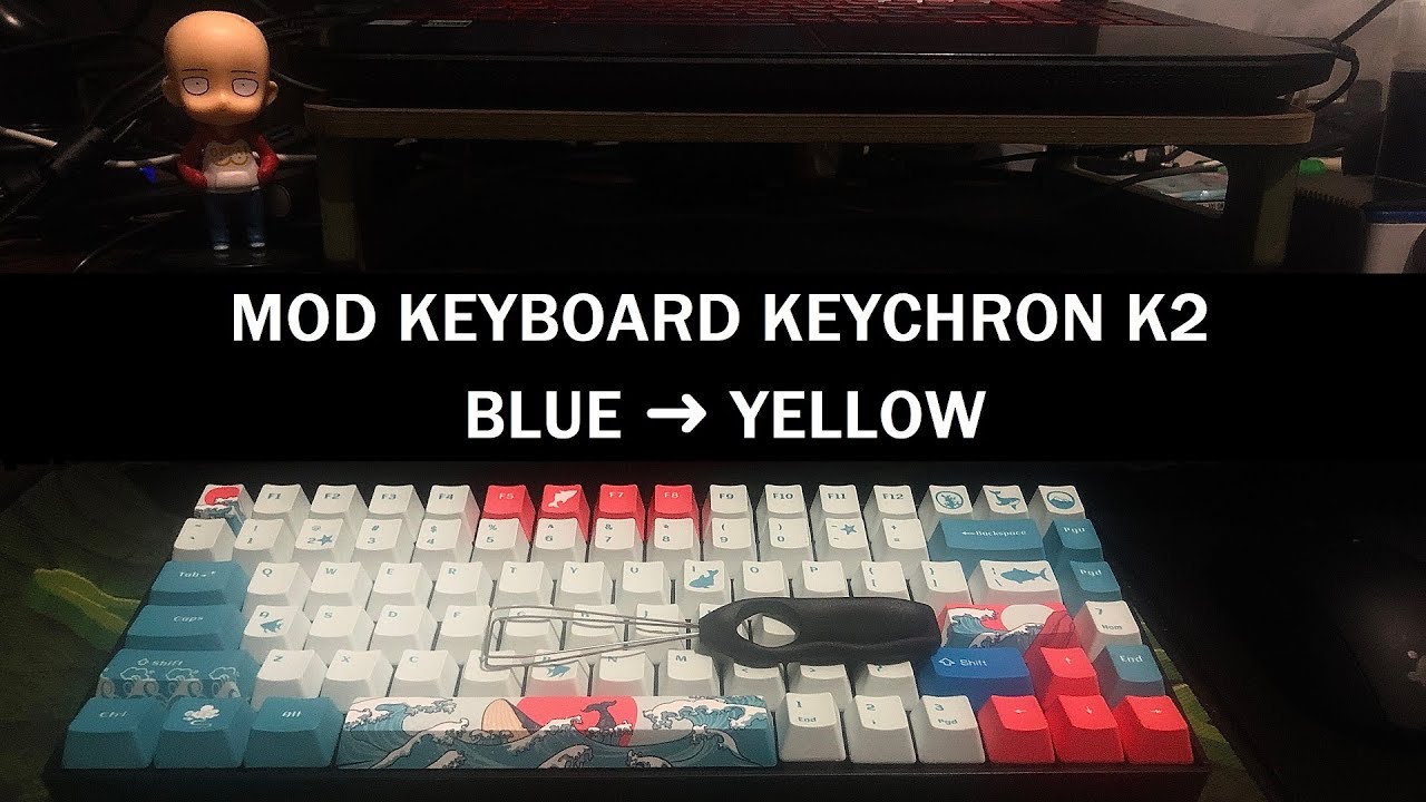 KERACUNAN MOD KEYBOARD KEYCHRON K2 GATERON YELLOW KS3X47 [KEYBOARD JOURNEY] #1