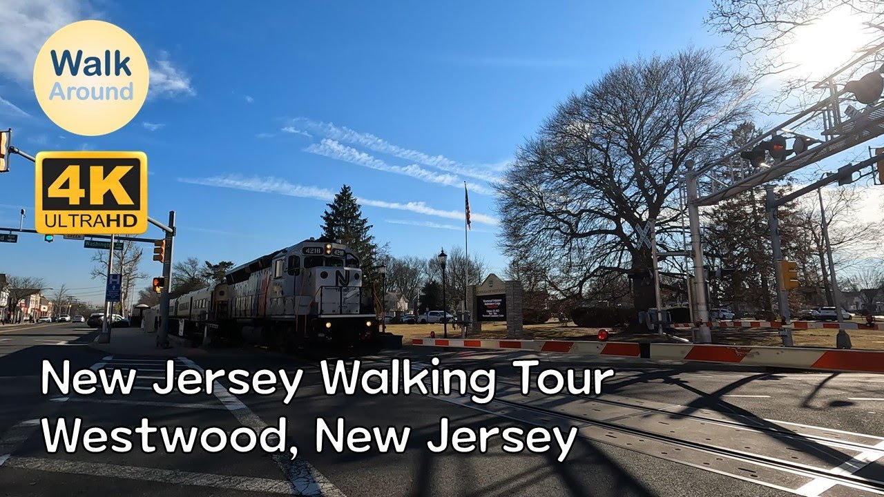 【4K60】 Walking - Westwood, New Jersey