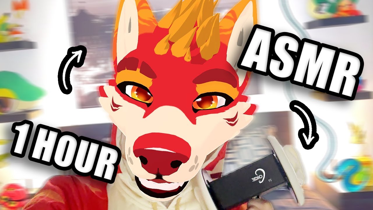 Furry ASMR try not to Tingle Challenge in a Digital Fursuit 🐶 1 Hour!
