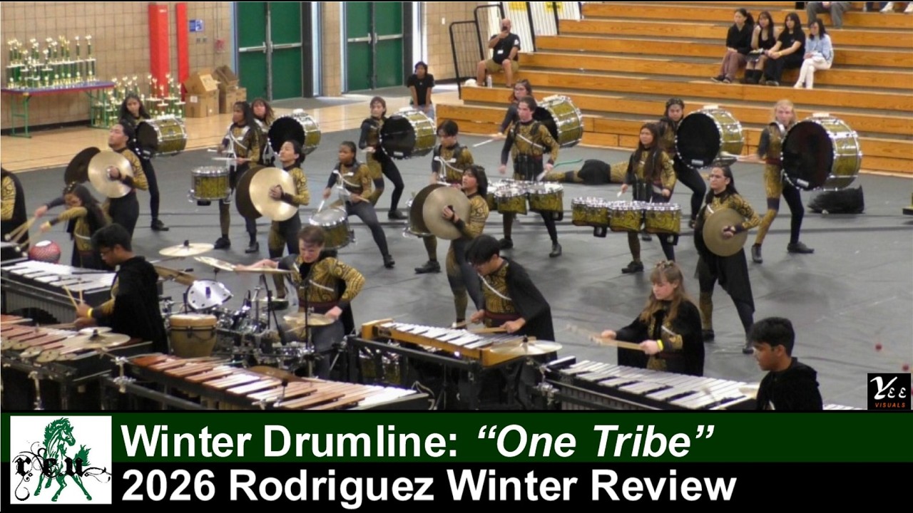 2026 REU Winter Drumline at Rodriguez HS Winter Review: 