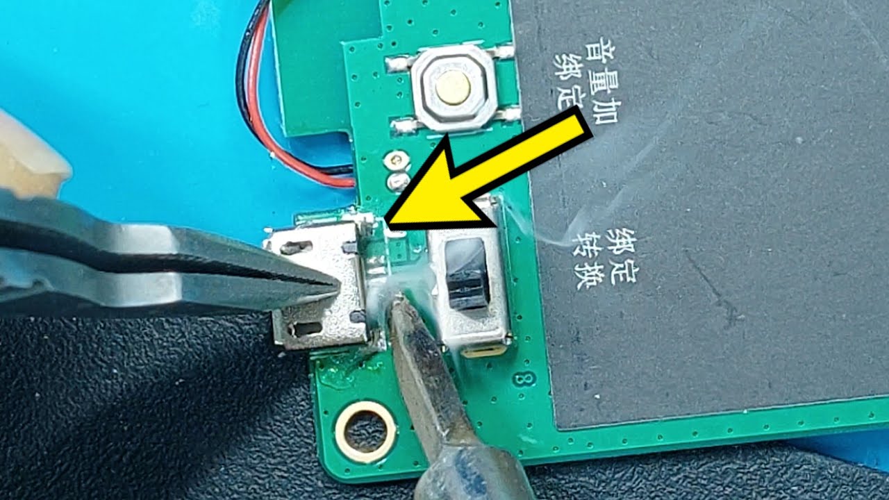 209.은근히 까다로운 마이크로5핀 B타입 컨넥터 납땜하기ㅣSoldering the tricky micro 5 pin B type connector.