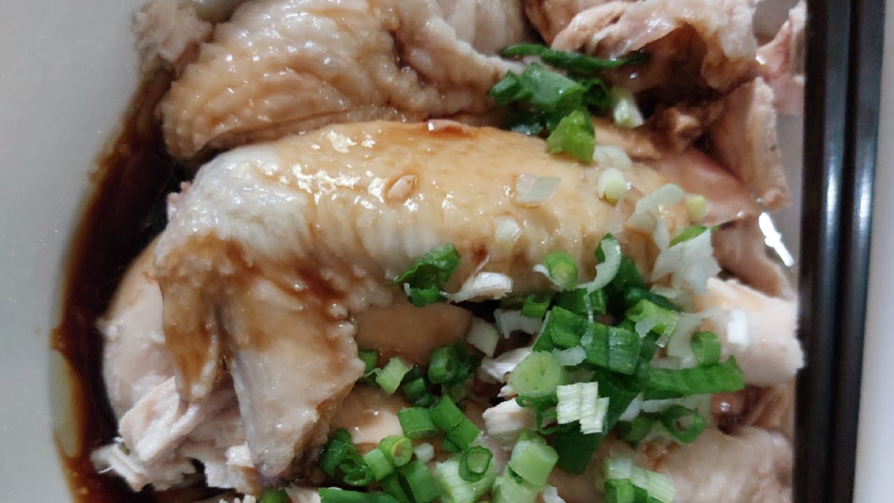 ayam kukus ibu berpantang/ makanan sihat