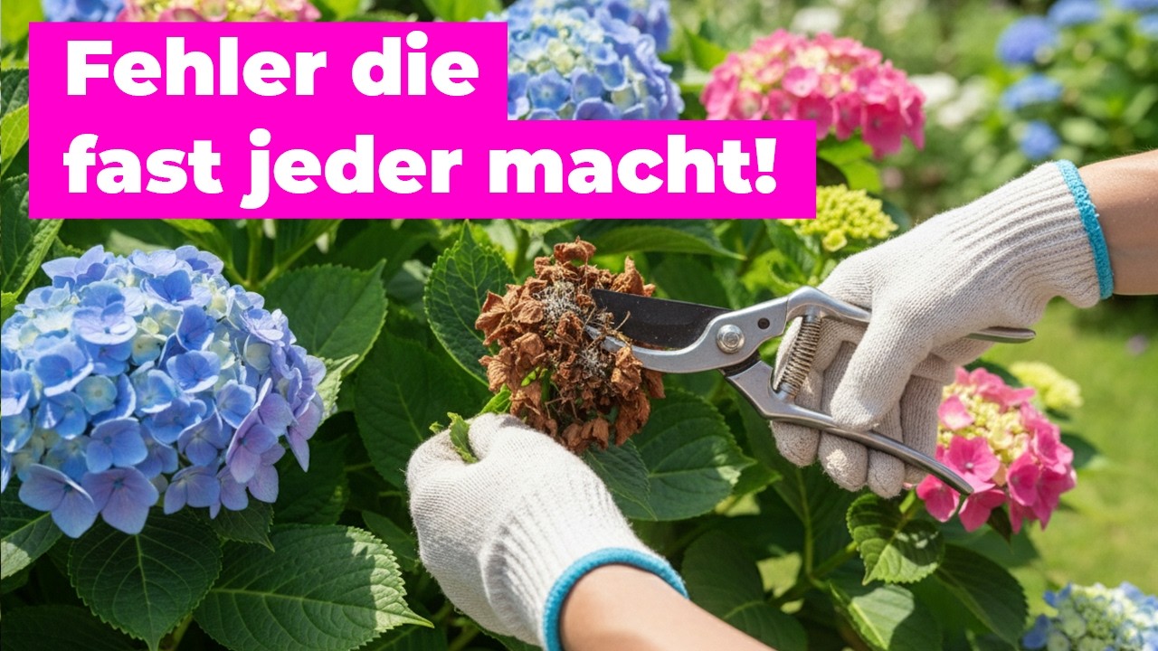 🌿 2 fatale Fehler bei Hortensien – Mach DAS jetzt bloß nicht!