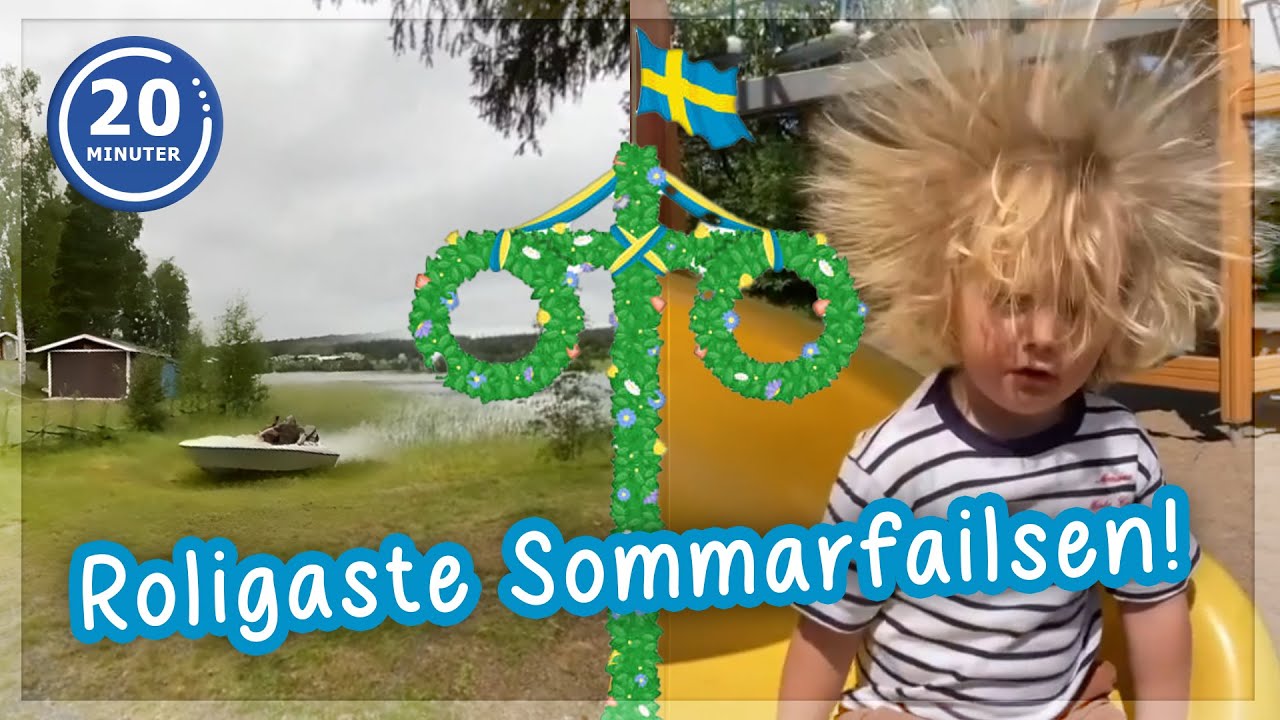 ROLIGASTE SOMMARFAILSEN 😆🔥☀️ | Sveriges roligaste barn, djur & videor!