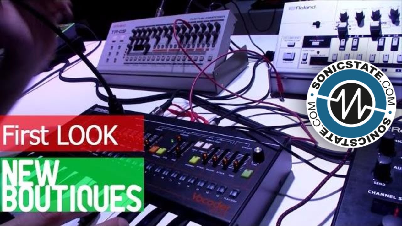 Roland TB-03, TR-09 and VP-03 Boutiques at BPM