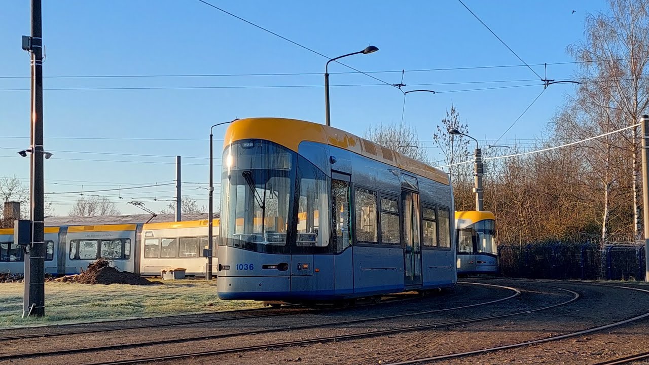 Tram Leipzig | Mitfahrt auf der Kompl. 3E Von Grünau Süd bis Sommerfeld im NGT10