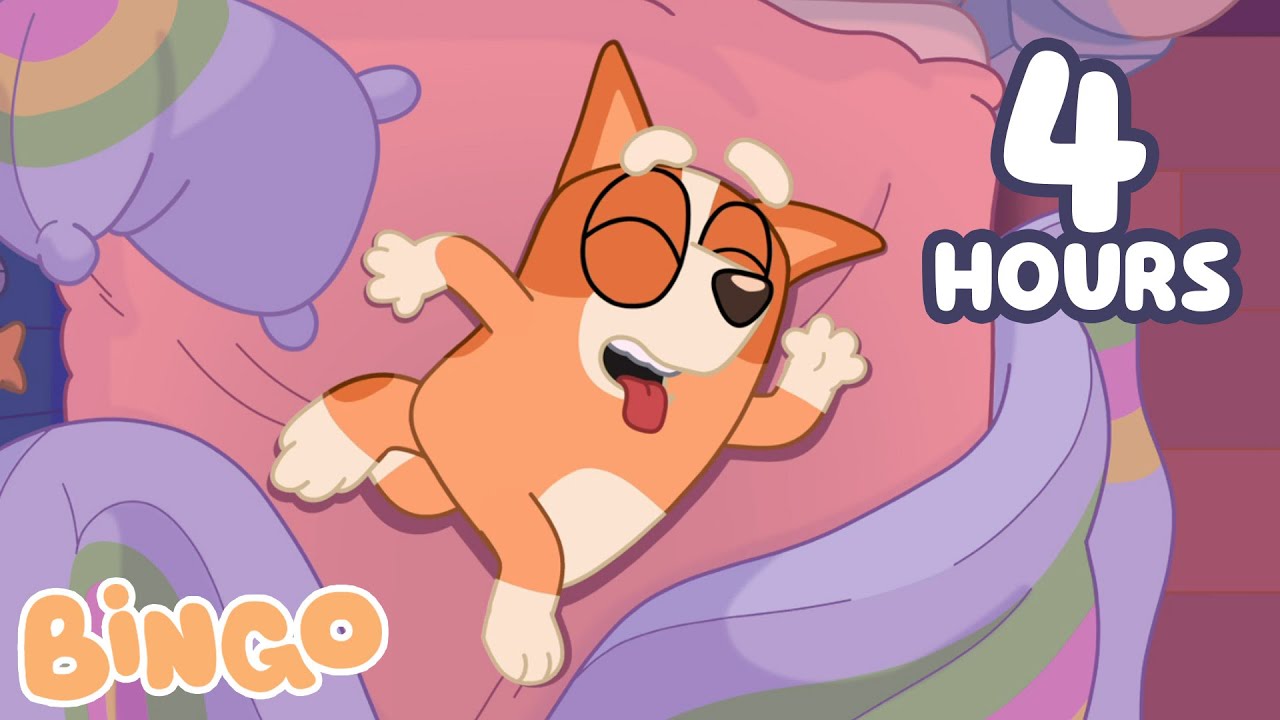 🔴LIVE: Bingo is Getting Ready For Bed 😴💙| 4 Hours Of Sleepy Time |  Bingo - Official Channel
