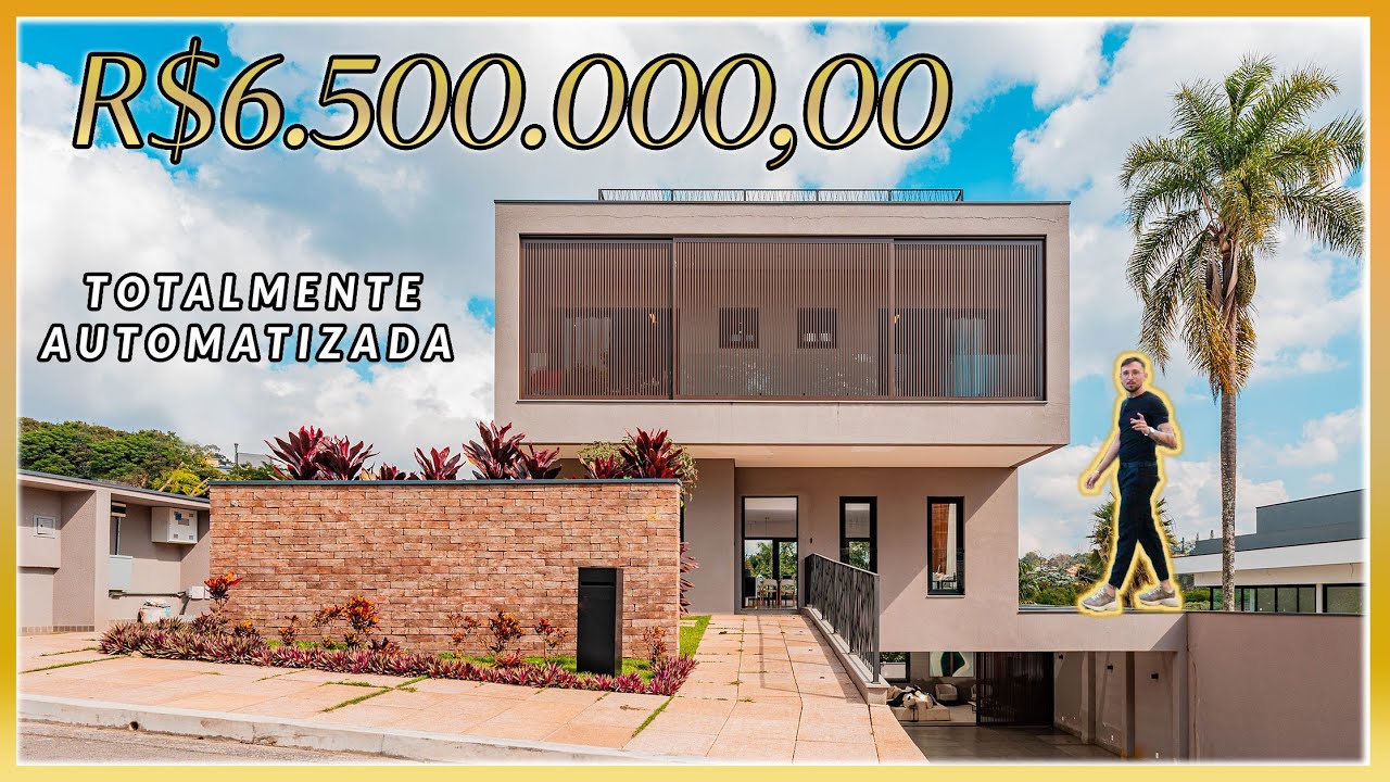 MANSÃO DE LUXO TODA AUTOMATIZADA NO CONDOMÍNIO SÃO PAULO II - GRANJA VIANA