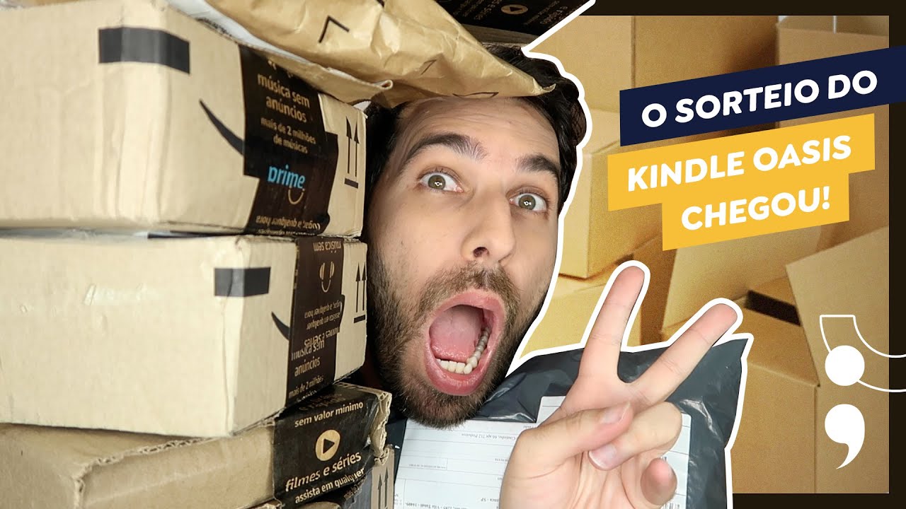 Unboxing da PRIME DAY e o SORTEIO de um KINDLE OASIS! (tem outro sorteio também)