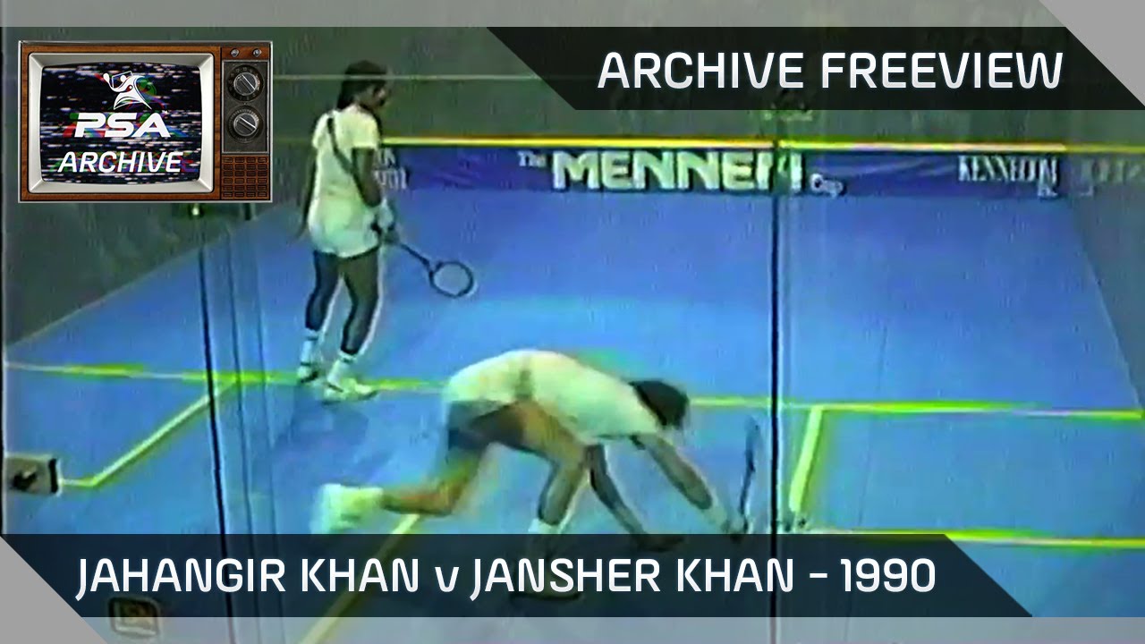 Squash: Jahangir Khan v Jansher Khan - Archive Freeview