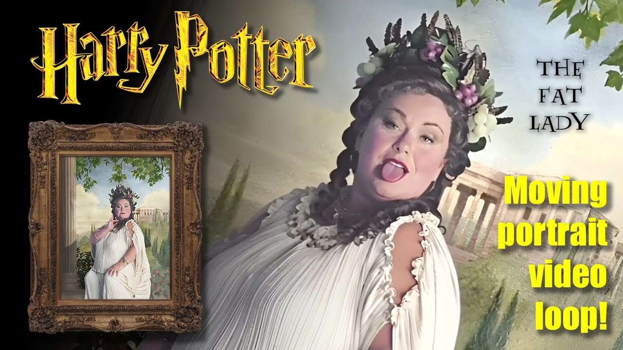 The Fat Lady: Harry Potter Motion Portrait Loop