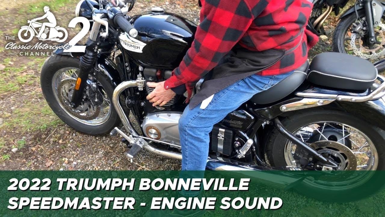 2022 Triumph Bonneville Speedmaster start-up & engine sound