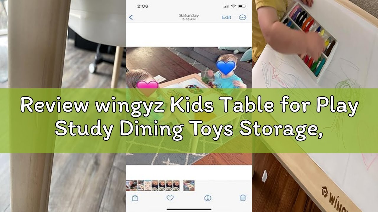Review wingyz Kids Table for Play Study Dining Toys Storage, Sensory Tables for Toddler, Activity Ta