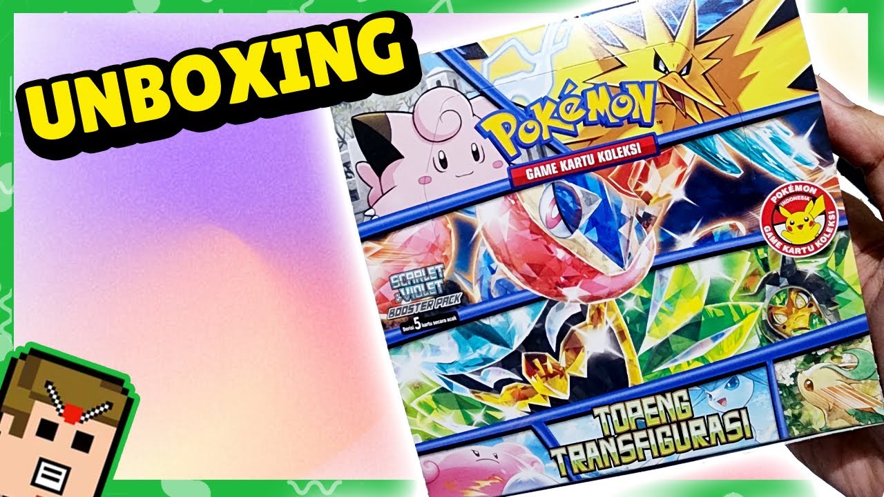 Unboxing Kartu Pokemon Topeng Transfigurasi! - Kartu Pokemon Indonesia