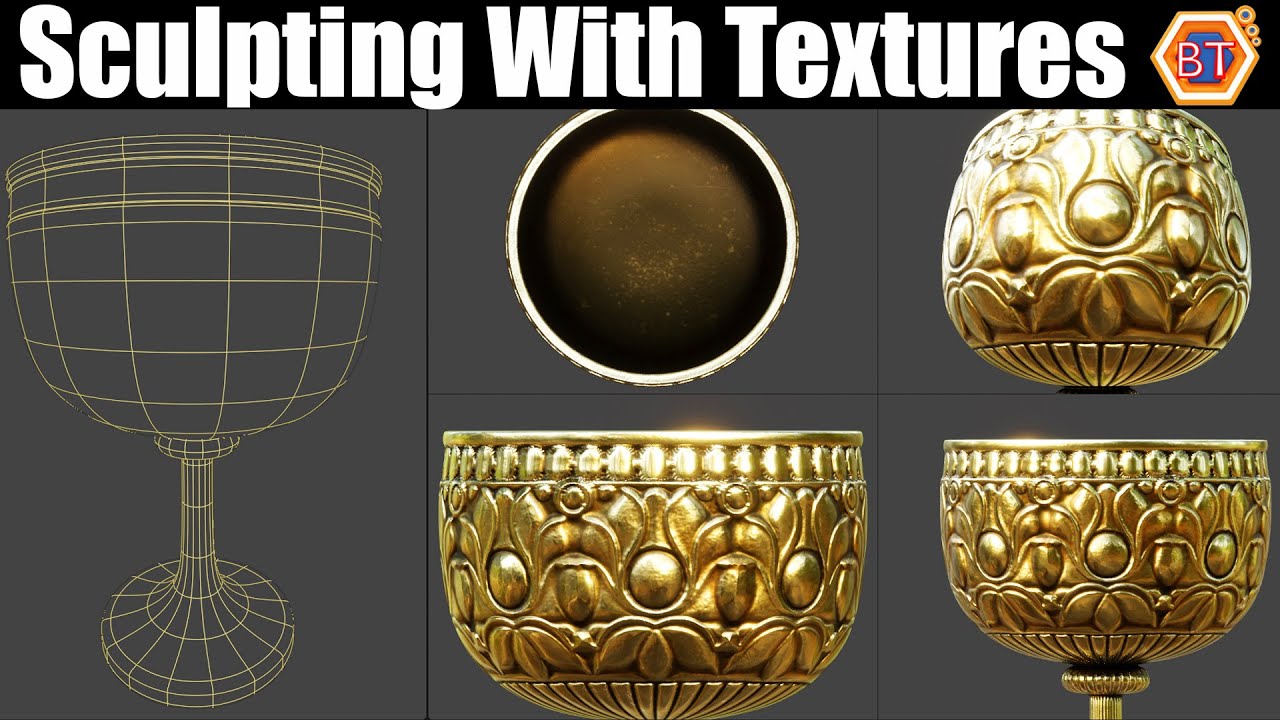 Sculpting With Textures in Blender 3.1