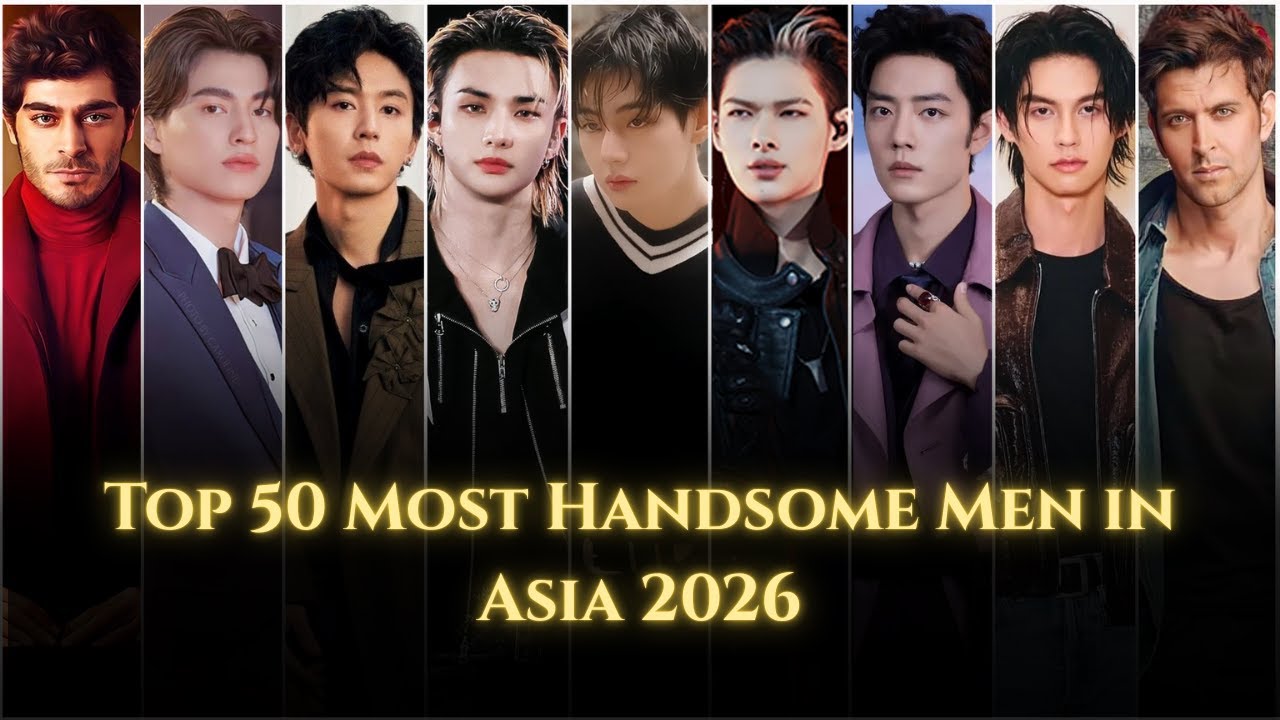 Top 50 Most Handsome Men in Asia 2026