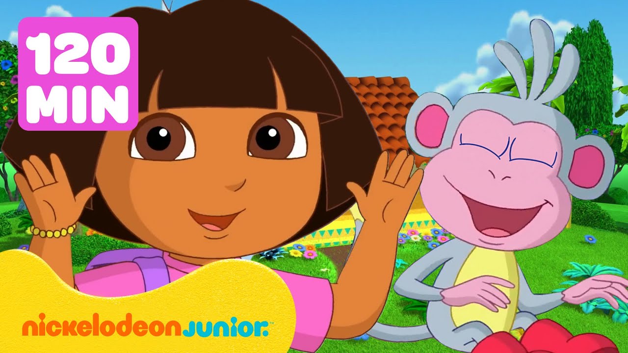 Dora the Explorer | Les épisodes les plus drôles de Dora & Babouche!😂2 heures|Nickelodeon Jr. France