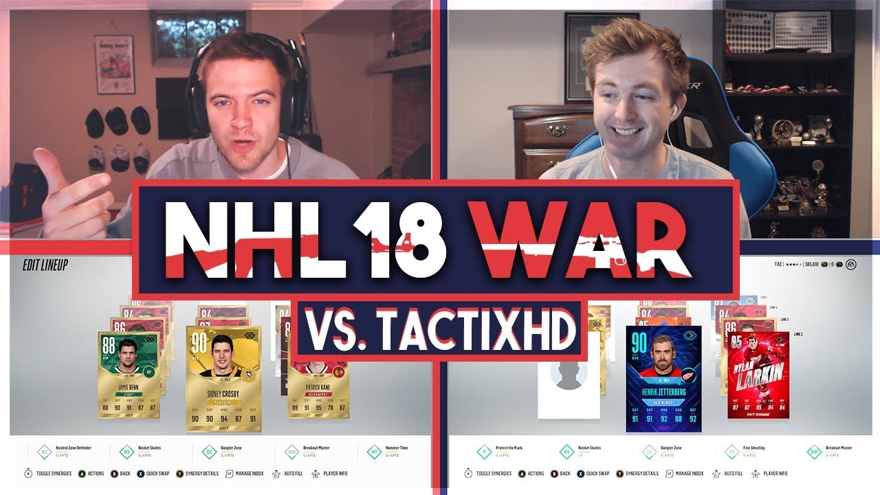 NHL 18 WAR VS. TACTIXHD *NEW GAME*