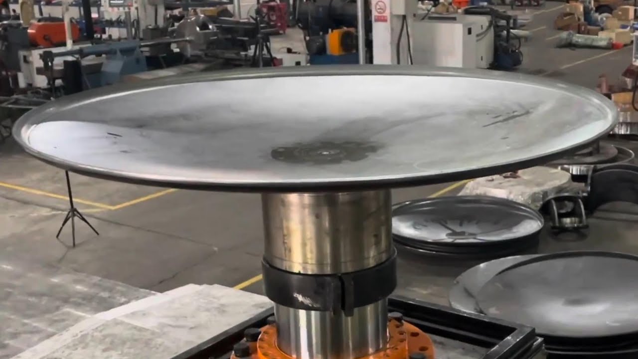 CNC dished head forming machines, hydraulic press and dish end flanging machine