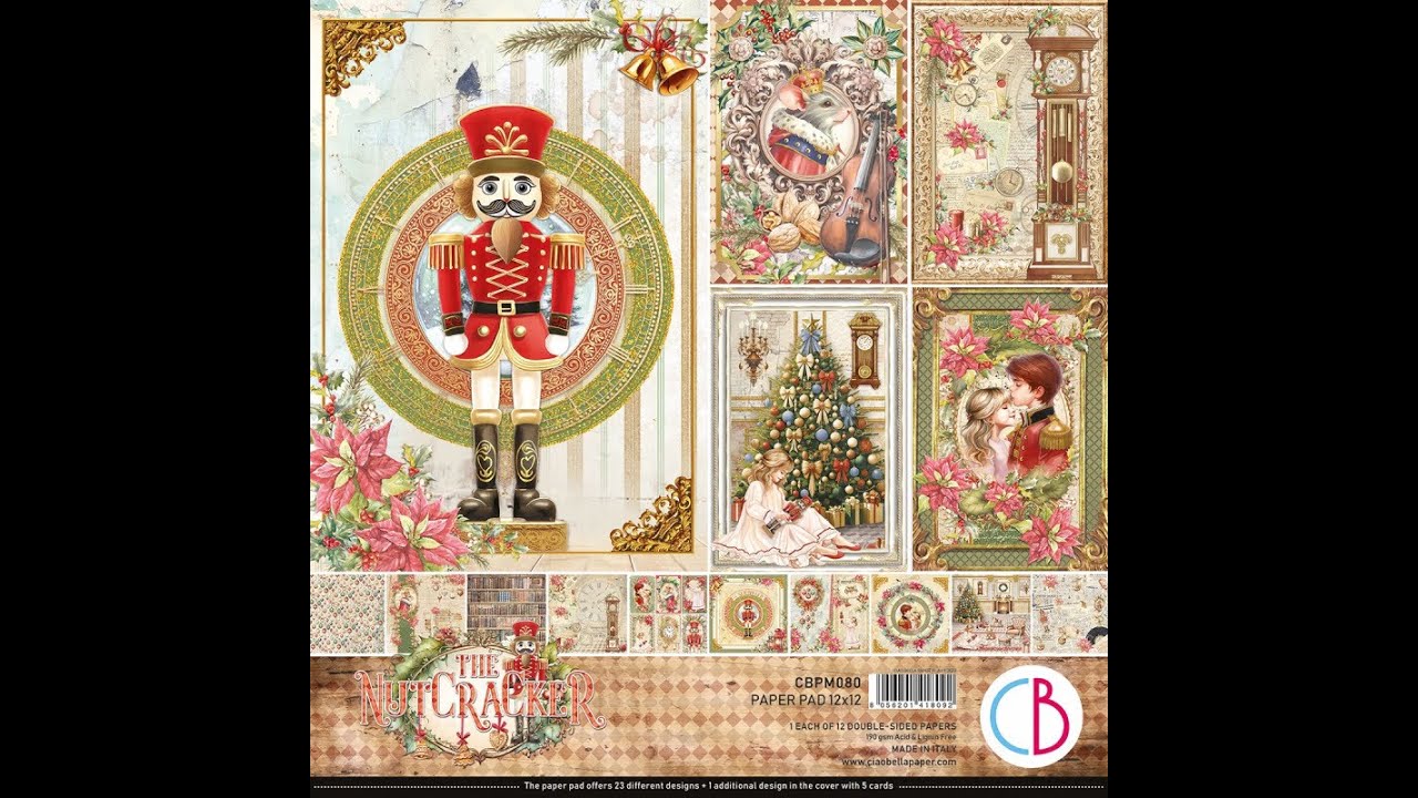 Ciao Bella - Papirpakke 12x12 - The Nutcracker - CBPM080