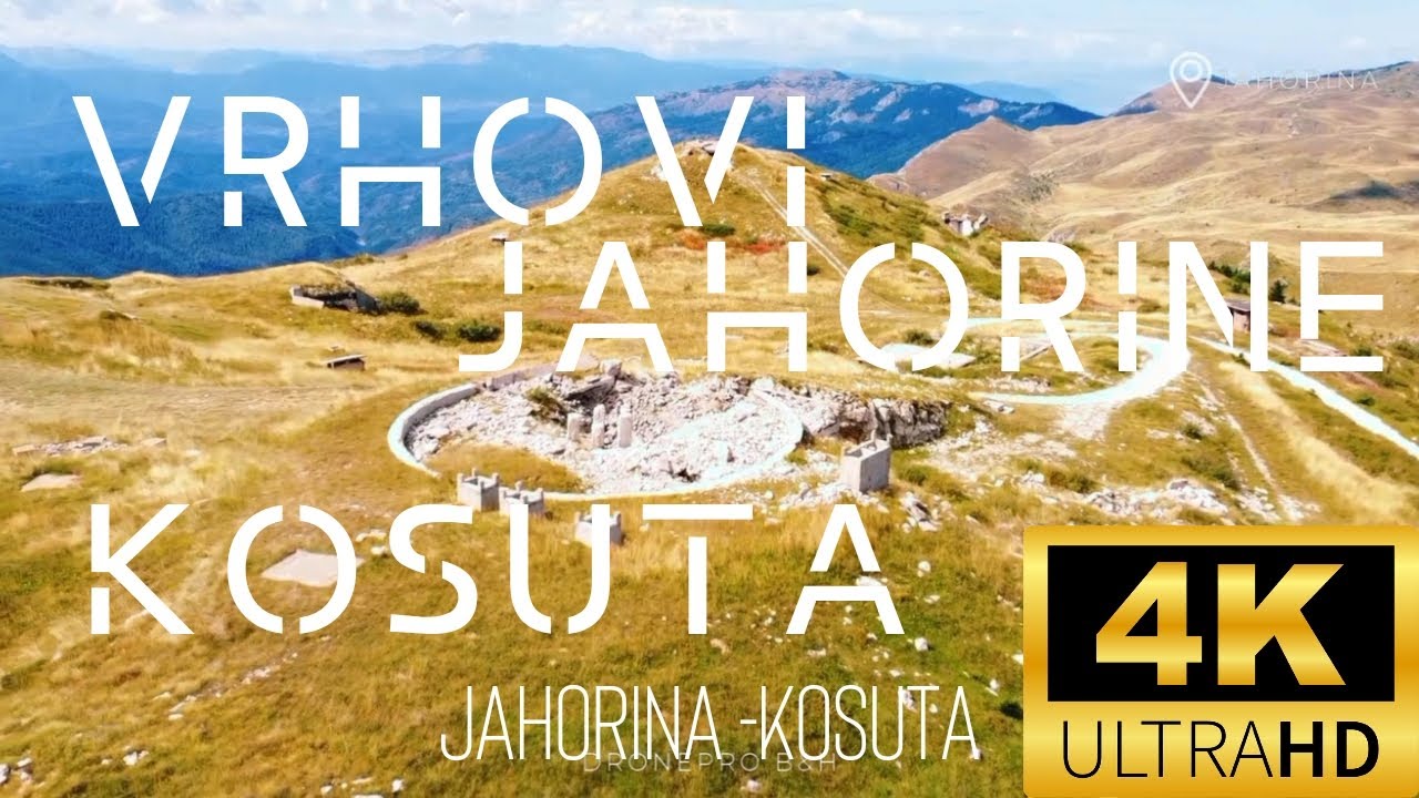 [4K] Vrhovi Jahorine - Kosuta | Vojni objekti JNA | 4K 60 FPS ultraHD | DJI mini 2 |