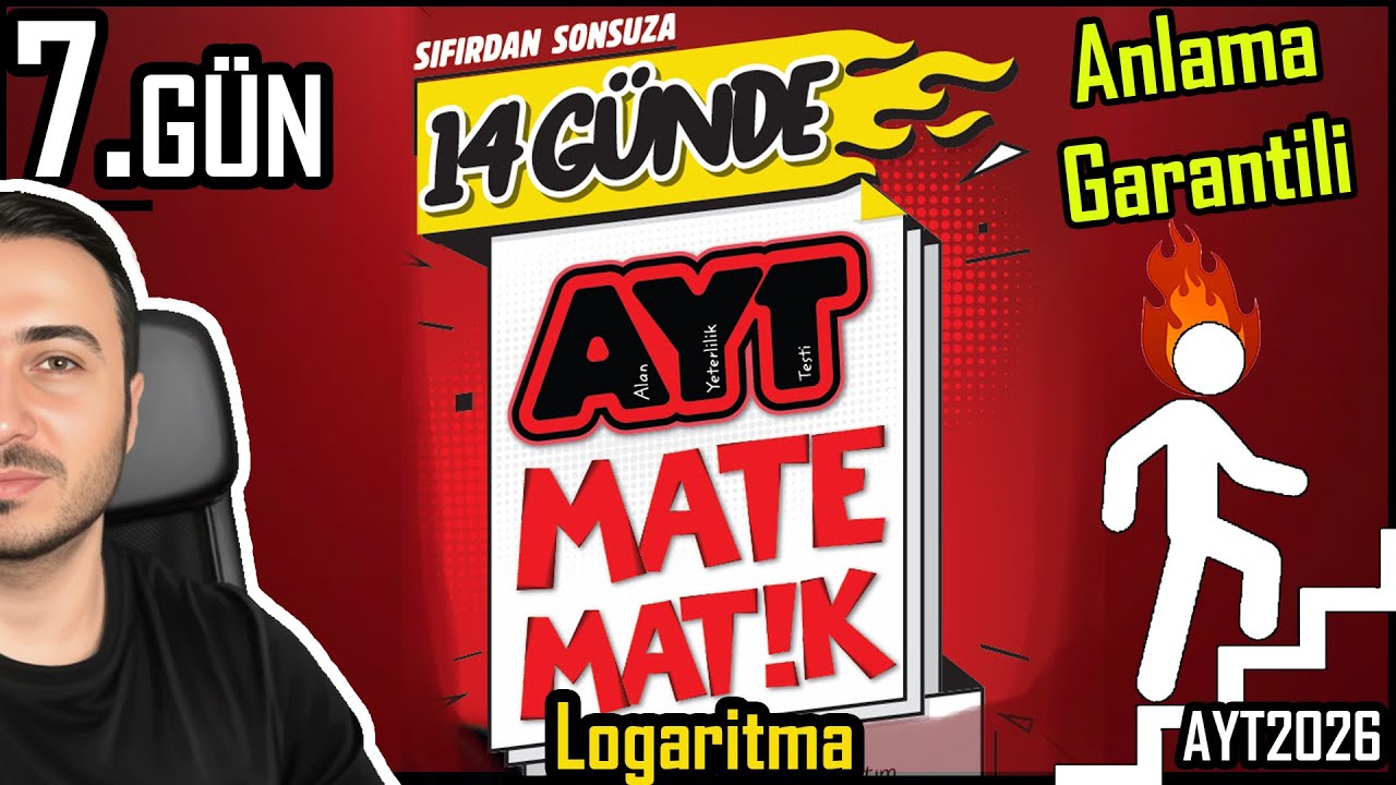 14 G&uuml;nde AYT Matematik 7.G&Uuml;N/ LOGARİTMA #yks2026