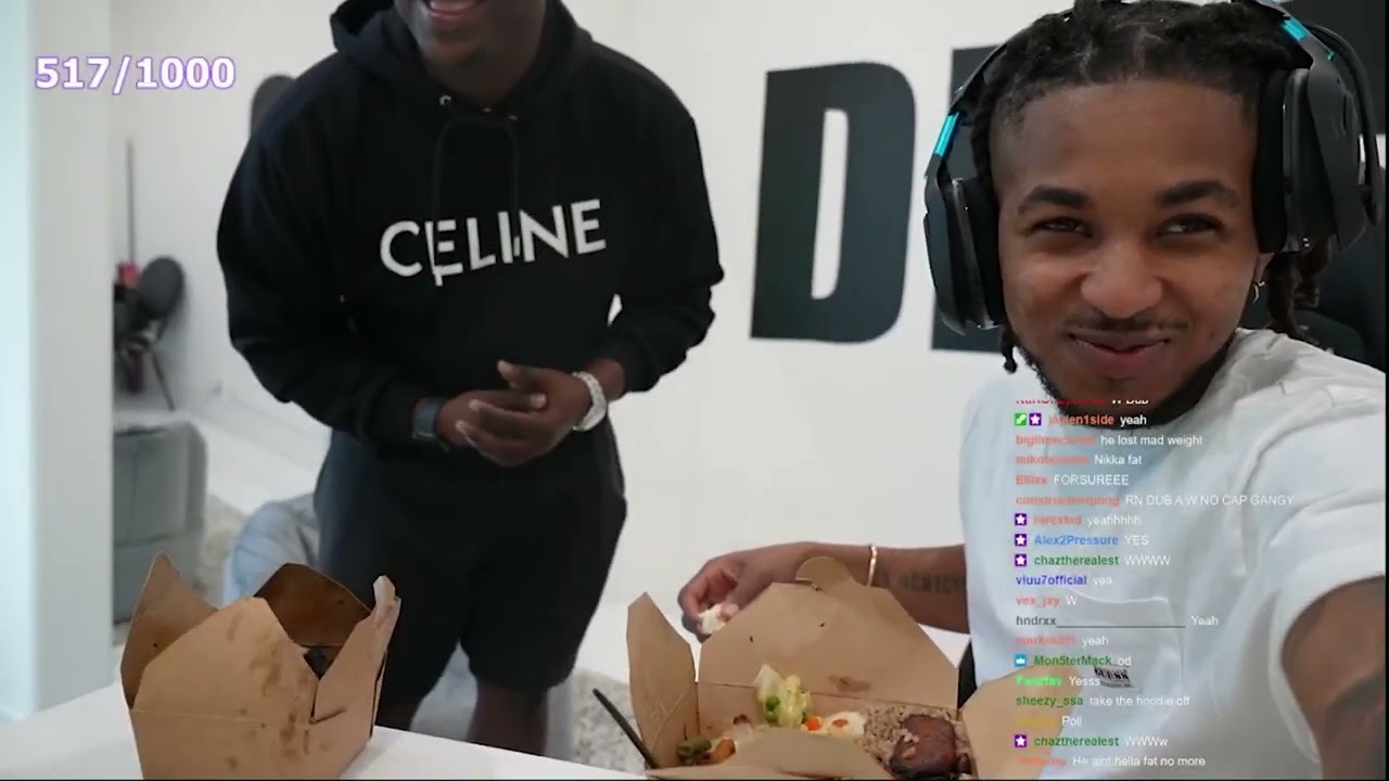 DuB Pulled Up To DDG Mukbang