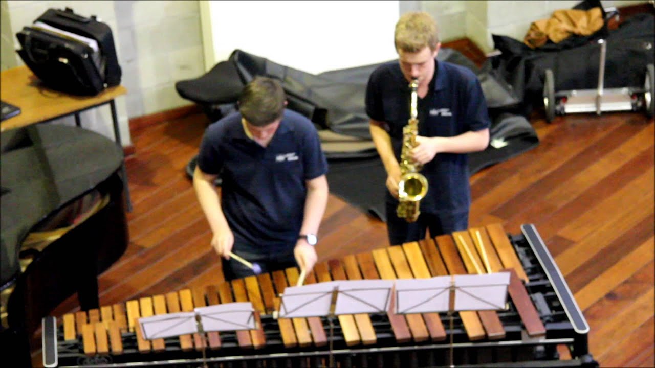 Coldplay - Clocks Marimba and Saxophone cover