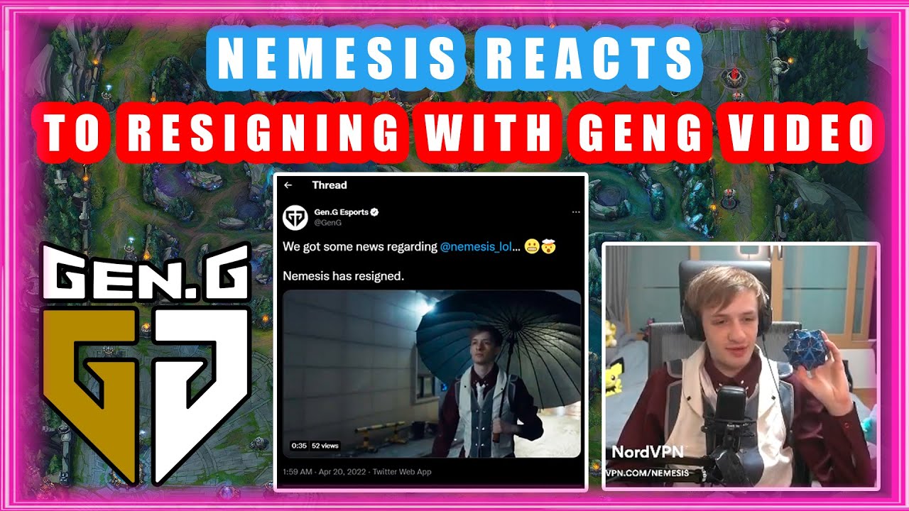 Nemesis Reacts to Resigning With GenG Video