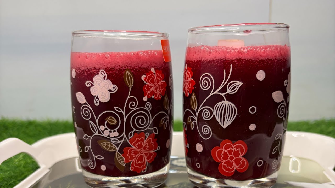 गाजर चुकंदर जूस बनाये घर पर बड़ी आसानी से #गाजर juice #beetroot #Restaurant #carrotjuice #recipe #