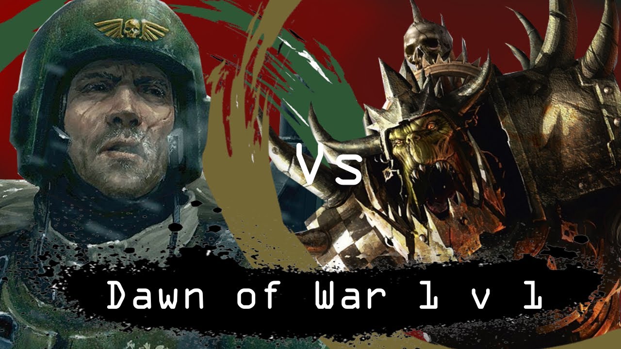 Dawn of War  Soulstorm 1 v 1 Imperial Guard vs Orks