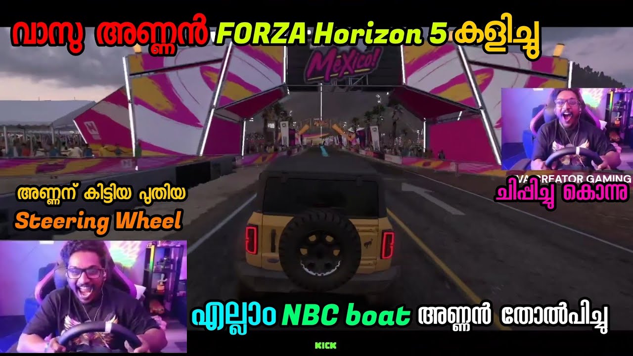 വാസു അണ്ണൻ FORZA HORIZON 5 കളിച്ചപ്പോൾ 🤣 ഇജാതി സീൻ 😹 NBC Bot അണ്ണൻ തോൽപ്പിച്ചു 😂 ചിരിപ്പിച്ചു കൊന്നു